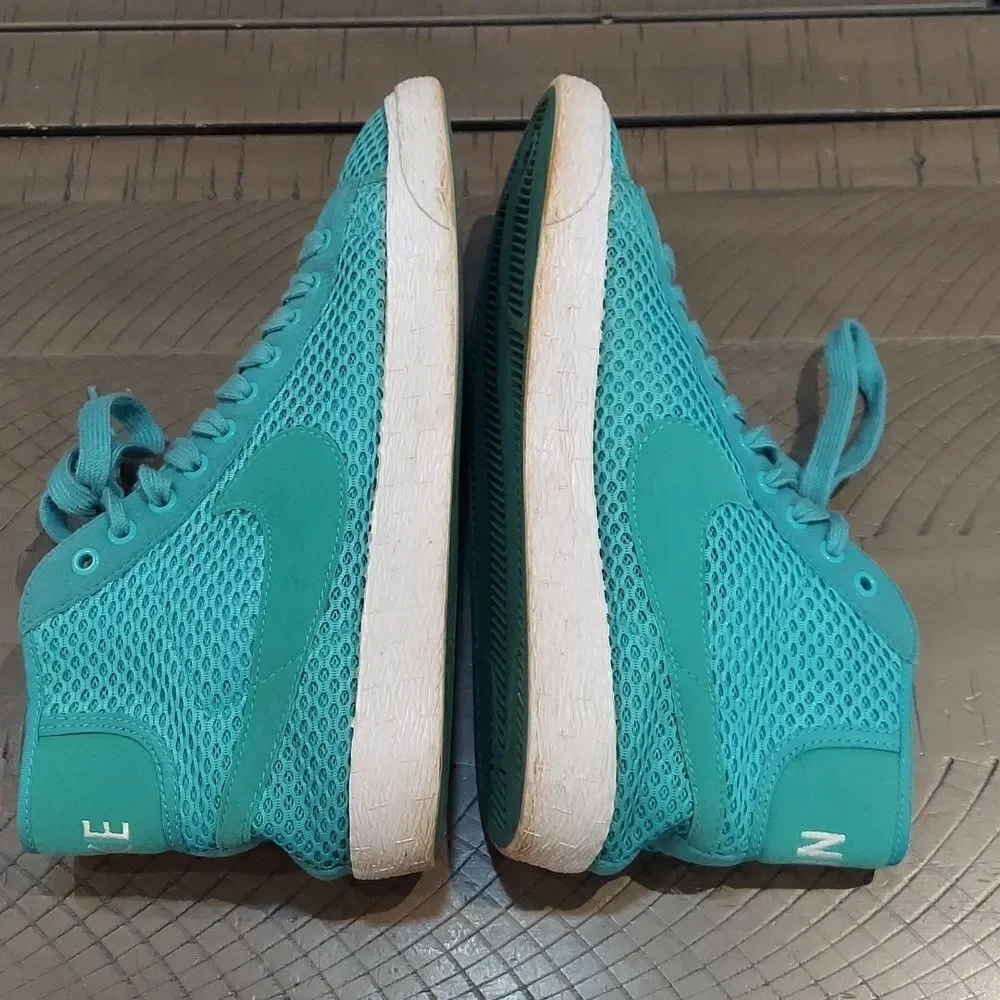 Nike Women's Blazer Mid Mesh Sports Turquoise - Size 7